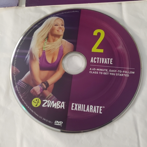Zumba Exhilarate Slim & Tone Body Shaping System Workout DVD Toning Stick - Picture 7 of 16